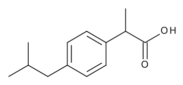 Structure of Ibuprofen